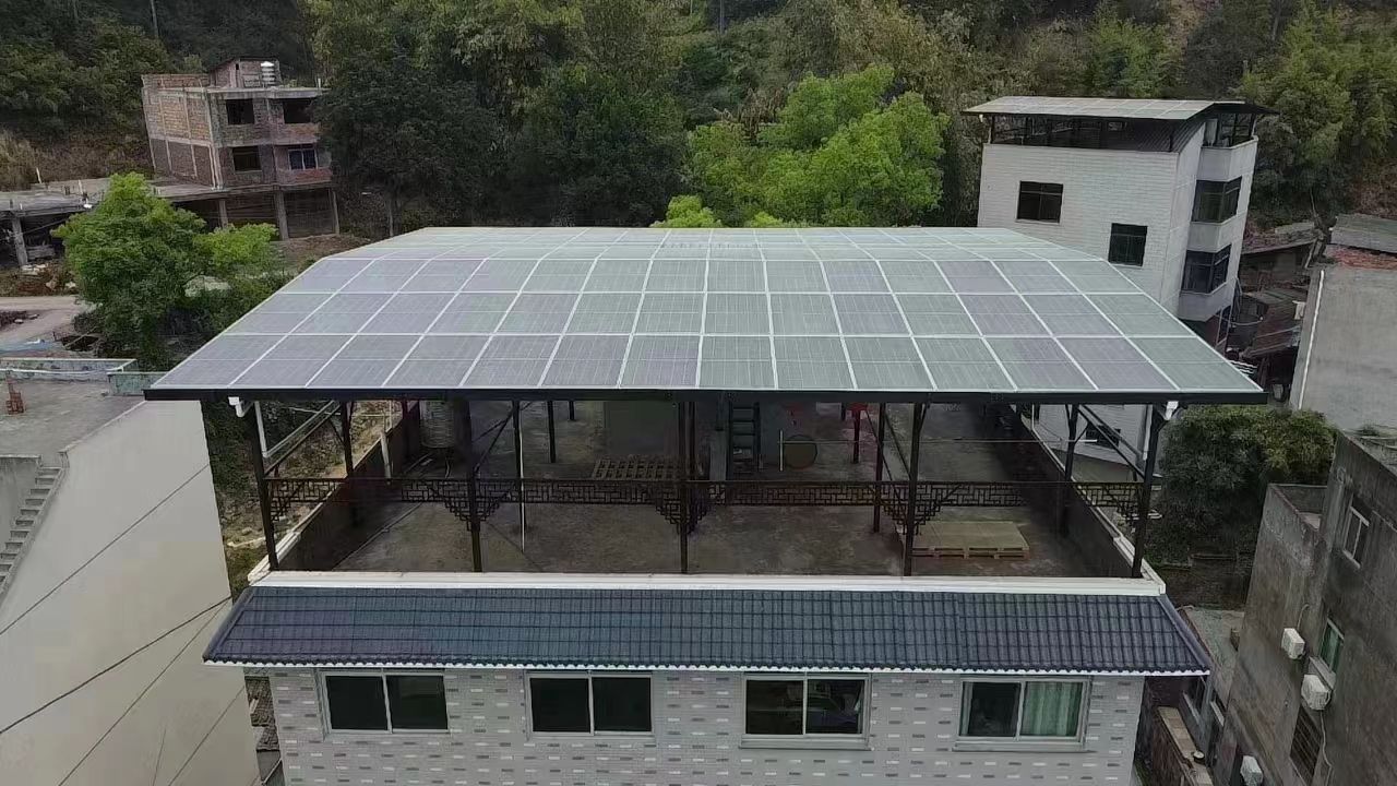 东海15kw+10kwh自建别墅家庭光伏储能系统